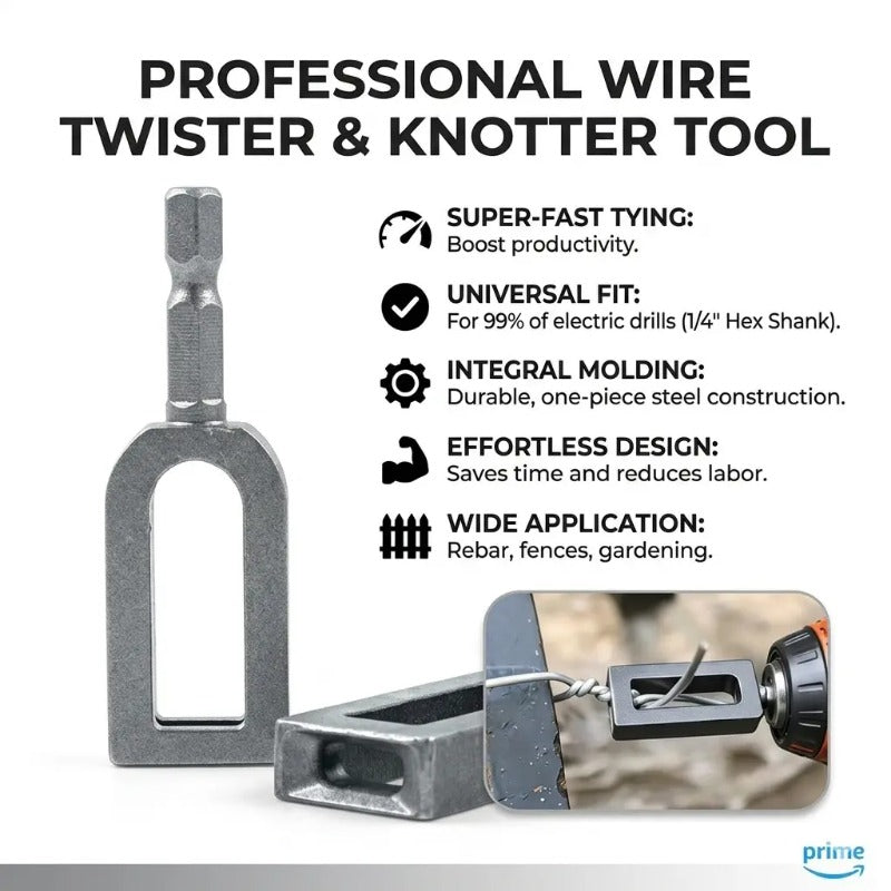 Xietv™ — Turn Your Drill Into a Powerhouse for Rock-Solid, Effortless Wire Ties
