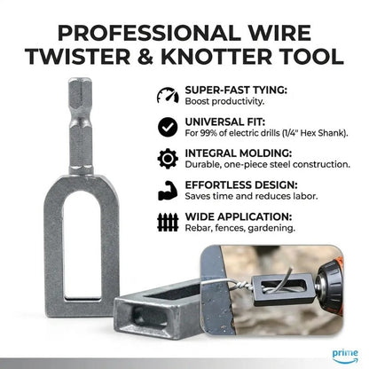 Xietv™ — Turn Your Drill Into a Powerhouse for Rock-Solid, Effortless Wire Ties