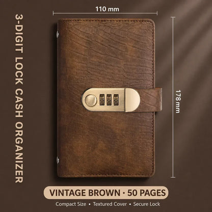 Locking Banknote Collection Booklet | Holds 100 Bills