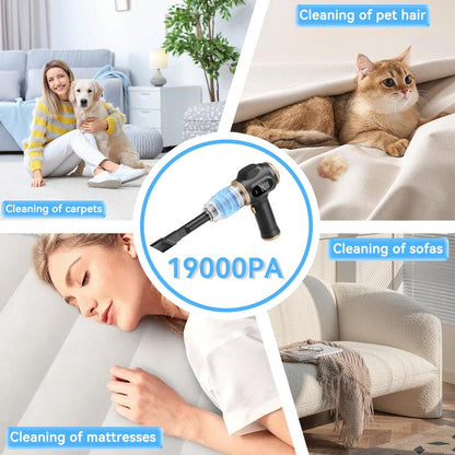 xietv™ Insanely Powerful Cordless Car Vacuum — 19000Pa, 6-in-1 Deep-Clean System