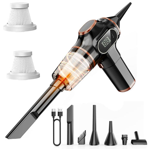 xietv™ Insanely Powerful Cordless Car Vacuum — 19000Pa, 6-in-1 Deep-Clean System